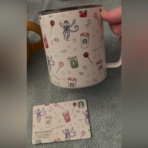 Roller Rabbit x starbucks Holiday 2025 lot: 1 mug & 1 gift card
